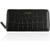 Solier Genuine leather woman s laptop bag FL25 juodas with snake pattern