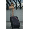 Kelioninis Solier Luggage Vidutinis lagaminas M 23 Solier SOFTFLEX STL2240 - juodas ir raudona