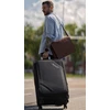 Kelioninis Solier Luggage Vidutinis lagaminas M 23 Solier SOFTFLEX STL2240 - juodas ir rudas