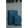 Solier Luggage Kelioninis lagaminas vidutinis M 24 kietas ABS - Solier KYOTO 1071 - Mėlyna