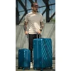 Solier Luggage Kelioninis lagaminas vidutinis M 24 kietas ABS - Solier KYOTO 1071 - Mėlyna