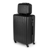 Kelioninis Solier Luggage Kosmetinis kelionių lagaminas XS | ABS STL902 - Juodas