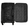 Kelioninis Solier Luggage Vidutinio dydžio tvirtas lagaminas M Solier STL1316 juodas-red