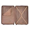 Kelioninis Solier Luggage Vidutinis lagaminas M STL957 ABS - Burgundiška