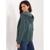 Sublevel Bluza-D68450M01066D1-ciemny žalia