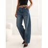 Sublevel Kelnės jeans-D80044AH62683D320-ciemny mėlyna