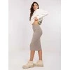 Sublevel Spódnica-D93020M50243A2-ciemny bezowy