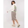 Sublevel Spódnica-D93020M50243A2-ciemny bezowy