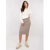 Sublevel Spódnica-D93020M50243A2-ciemny bezowy
