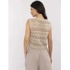 Sublevel Sweter-D93076J90849A-smėlio spalva