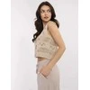 Sublevel Sweter-D93076J90849A-smėlio spalva