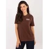 Sublevel T-shirt-D12022AH02645V-ciemny ruda