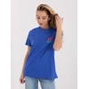 Sublevel T-shirt-D12022AH02645W-ciemny mėlyna