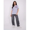 Sublevel T-shirt-D12022AH02645Y-jasny violetinė