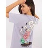 Sublevel T-shirt-D12022AI02645S-jasny violetinė