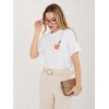 Sublevel T-shirt-D12022AJ02645AD-balta