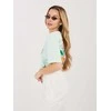 Sublevel T-shirt-D12022AJ02645AD-mietowy