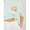 Sublevel T-shirt-D12022AJ02645AD-mietowy