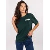 Sublevel T-shirt-D12022M02645R-ciemny žalia