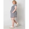 Basic Feel Good Suknelė-RV-SK-6632.25-balta-mėlyna