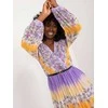 Italy Moda Suknelė-DHJ-SK-10201-1,85-šviesiai violetinė