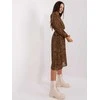 Italy Moda Suknelė-DHJ-SK-10536N-3.31X-ruda