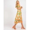 Italy Moda Suknelė-DHJ-SK-11331-2,32-oranžinė