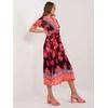 Italy Moda Suknelė-DHJ-SK-11331-5,19-juoda-raudona