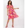 Italy Moda Suknelė-DHJ-SK-13162.92-tamsiai rožinė