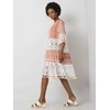 Italy Moda Suknelė-DHJ-SK-13567.41P-tamsiai oranžinė