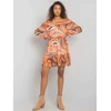 Italy Moda Suknelė-DHJ-SK-15015-1.48P-oranžinė