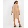 Italy Moda Suknelė-DHJ-SK-15092.57P-tamsiai smėlio spalvos