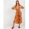 Italy Moda Suknelė-DHJ-SK-15163.84-oranžinė