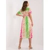 Italy Moda Suknelė-DHJ-SK-15967-2,86-tamsiai rožinė