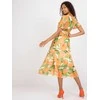 Italy Moda Suknelė-DHJ-SK-15967.54P-oranžinė