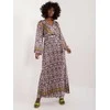 Italy Moda Suknelė-DHJ-SK-16656.13X-tamsiai violetinė