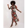 Italy Moda Suknelė-DHJ-SK-17258.01-juoda-raudona