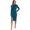 Suknelė Italy Moda Sukienka-DHJ-SK-18206.67-jūros spalvos