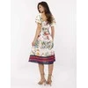 Suknelė Italy Moda Sukienka-DHJ-SK-19396.76-ecru