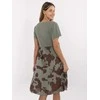Suknelė Italy Moda Sukienka-DHJ-SK-253701.80-khaki