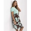 Suknelė Italy Moda Sukienka-DHJ-SK-253701.80-mietowy