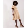 Italy Moda Suknelė-DHJ-SK-5648.07-smėlio spalvos