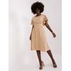 Italy Moda Suknelė-DHJ-SK-5648.07-smėlio spalvos