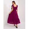 Italy Moda Suknelė-DHJ-SK-8352.04-tamsiai violetinė