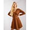Italy Moda Suknelė-DHJ-SK-8818.37P-šviesiai ruda
