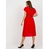 Suknelė Italy Moda Sukienka-DHJ-SK-8839-1.23X-raudona