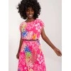 Italy Moda Suknelė-DHJ-SK-8839-3.30-tamsiai rožinė