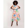Italy Moda Suknelė-DHJ-SK-8839-3,30-šviesiai smėlio spalvos