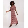 Italy Moda Suknelė-DHJ-SK-9656.19X-juoda-rožinė
