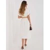 Suknelė Italy Moda Sukienka-IR-SK-2689-2.87-balta ir-ruda